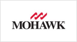 A logo of the company mohawk.